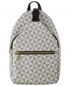 Monogram Sling Backpack PM767 TAUPE